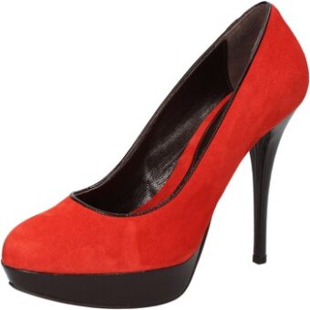 Γόβες Etre decolte arancione camoscio ky631