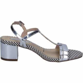 Γόβες Ikaros sandali argento pelle BT759