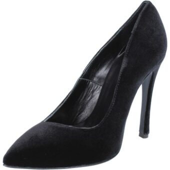 Γόβες Islo decolte bordeaux velluto BZ229