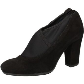 Γόβες Keys decolte nero camoscio AJ141