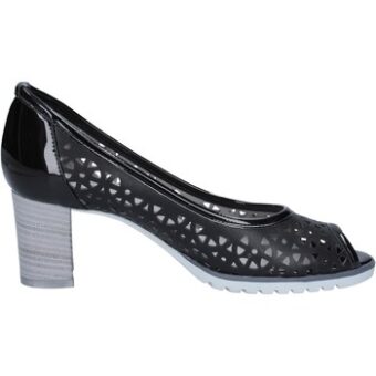 Γόβες Lady Soft decolte nero pelle vernice BX587