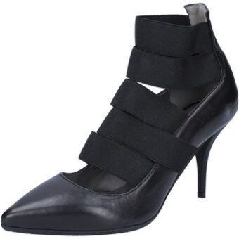 Γόβες Le Marrine decolte nero pelle BY733