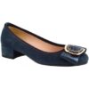 Γόβες Leonardo Shoes 2359 CAMOSCIO BLU