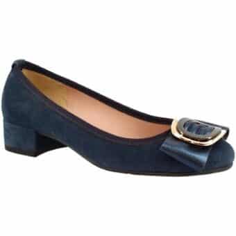 Γόβες Leonardo Shoes 2359 CAMOSCIO BLU