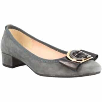 Γόβες Leonardo Shoes 2359 CAMOSCIO GRIGIO