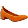 Γόβες Leonardo Shoes 2381/JESSICA CAMOSCIO ARANCIO