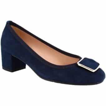 Γόβες Leonardo Shoes 3059 CAMOSCIO BLU