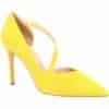 Γόβες Leonardo Shoes 9243 CAMOSCIO GIALLO