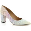 Γόβες Leonardo Shoes CINDY PRISM BIANCO