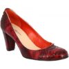Γόβες Leonardo Shoes COURMAYEUR ROSSO