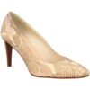 Γόβες Leonardo Shoes CUNEO PITONE BEIGE