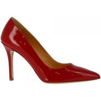Γόβες Leonardo Shoes E9750 VERNICE ROSSO