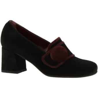 Γόβες Leonardo Shoes R319 CROSTA NERO