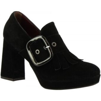Γόβες Leonardo Shoes R370/C CROSTA NERO