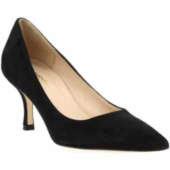 Γόβες Leonardo Shoes SONIA CAMOSCIO NERO
