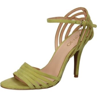 Γόβες Liu Jo decolte verde camoscio AH766