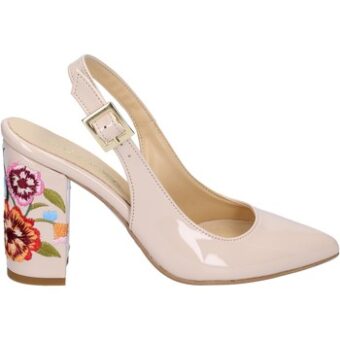 Γόβες Olga Rubini decolte rosa vernice BS114