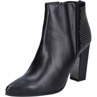 Γόβες Roberto Botticelli decolte nero pelle borchie BY558