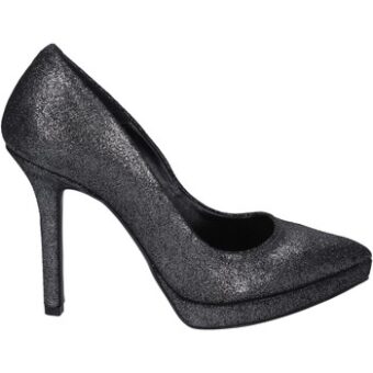 Γόβες Samuela Pace decolte nero glitter argento zx711