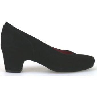 Γόβες Susimoda decolte nero camoscio AJ693