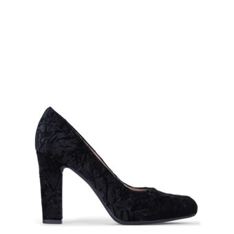 Γόβες γυναικείες Unisa Μαύρο PATRIC velvet