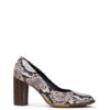 Γόβες γυναικείες Zinda Beige Snake Skin 4484
