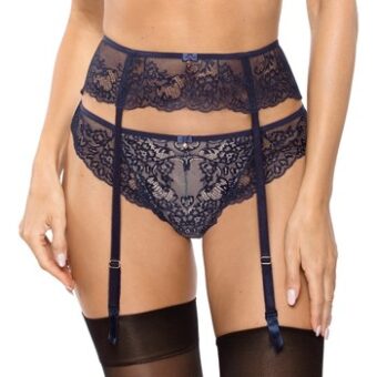 Ζαρτιέρες Gorteks PARIS/PPN NAVY BLUE