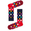 Κάλτσες ανδρικές Happy Socks Κόκκινο BIG DOT BLOCK