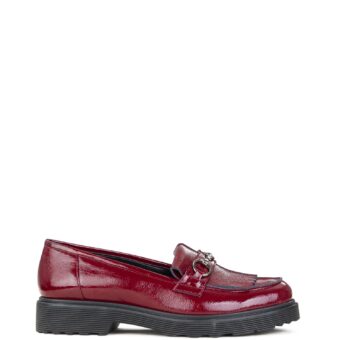 Μοκασίνια γυναικεία Ana Bonilla Μπορντό 3808