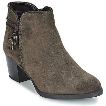 Μποτίνια André MISTINGUETTE ΣΤΕΛΕΧΟΣ: Δέρμα & ΕΠΕΝΔΥΣΗ: Ύφασμα & ΕΣ. ΣΟΛΑ: Δέρμα & ΕΞ. ΣΟΛΑ: Καουτσούκ