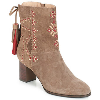 Μποτίνια André TZIGANE ΣΤΕΛΕΧΟΣ: Δέρμα & ΕΠΕΝΔΥΣΗ: Δέρμα / ύφασμα & ΕΣ. ΣΟΛΑ: Δέρμα & ΕΞ. ΣΟΛΑ: Καουτσούκ