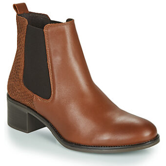 Μποτίνια Betty London HASNI ΣΤΕΛΕΧΟΣ: Δέρμα & ΕΠΕΝΔΥΣΗ: Ύφασμα & ΕΣ. ΣΟΛΑ: Δέρμα & ΕΞ. ΣΟΛΑ: Καουτσούκ