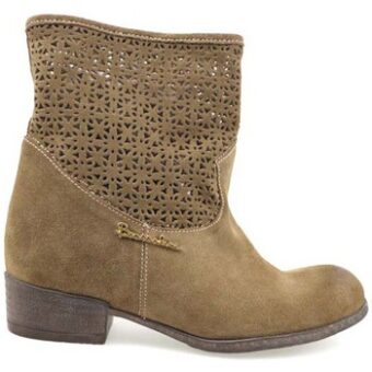 Μποτίνια Braccialini stivaletti marrone camoscio ap634