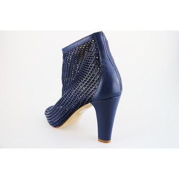 Μποτίνια Calpierre stivaletti blu pelle AG627 Μποτίνια Calpierre stivaletti blu pelle AG627