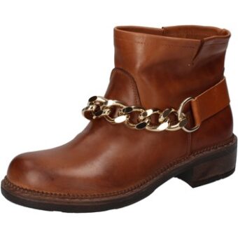 Μποτίνια Cruz stivaletti marrone pelle AD506