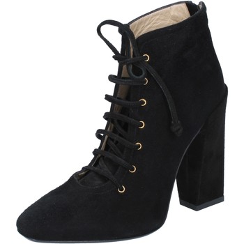 Μποτίνια Gianni Marra tronchetti nero camoscio BY757 Μποτίνια Gianni Marra tronchetti nero camoscio BY757