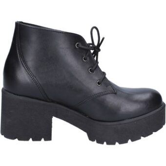 Μποτίνια J. K. Acid stivaletti nero pelle BX752