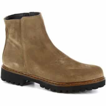 Μποτίνια Leonardo Shoes 139 CAMOSCIO TAUPE