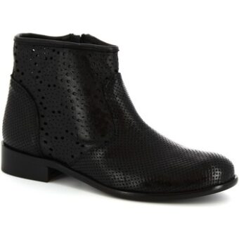 Μποτίνια Leonardo Shoes 202 ROK NERO