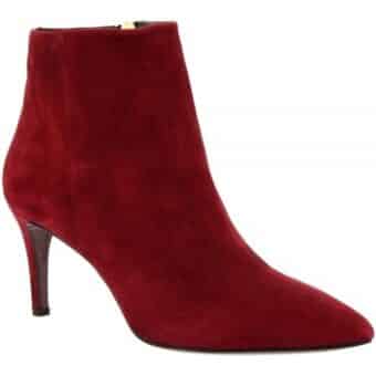 Μποτίνια Leonardo Shoes 3251 CAMOSCIO BORDEAUX