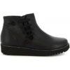 Μποτίνια Leonardo Shoes 4527 INGRASSATO NERO