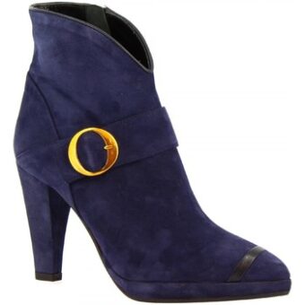 Μποτίνια Leonardo Shoes 4553 CAM/NAPPA BLU