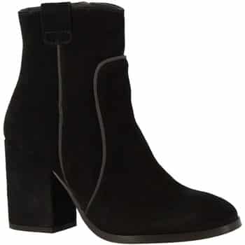 Μποτίνια Leonardo Shoes 5801/1 TRONCHETTO VELV. NERO GRO LAVAGNA Μποτίνια Leonardo Shoes 5801/1 TRONCHETTO VELV. NERO GRO LAVAGNA