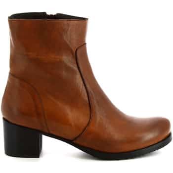 Μποτίνια Leonardo Shoes 619 ROK CIOCCOLATO Μποτίνια Leonardo Shoes 619 ROK CIOCCOLATO