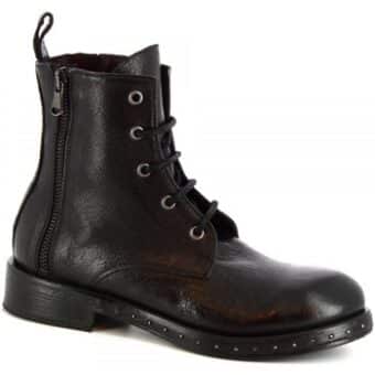 Μποτίνια Leonardo Shoes 6918/100 MATRIX NERO