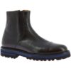 Μποτίνια Leonardo Shoes 7403 VITELLO NERO