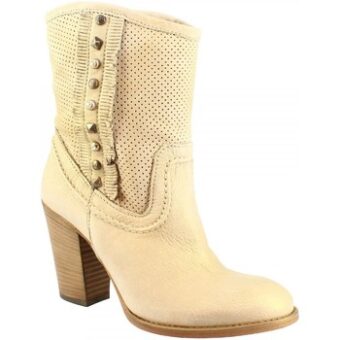 Μποτίνια Leonardo Shoes 7808 GOLD SABBIA