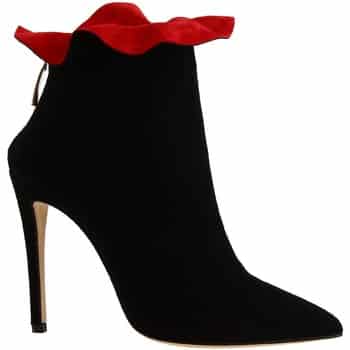 Μποτίνια Leonardo Shoes A6733 CAMOSCIO NERO Μποτίνια Leonardo Shoes A6733 CAMOSCIO NERO