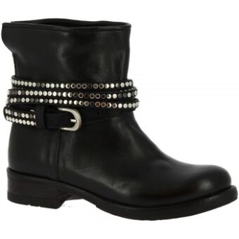 Μποτίνια Leonardo Shoes K605 ANTIK NERO