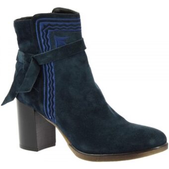 Μποτίνια Leonardo Shoes T267 CROSTA BLU